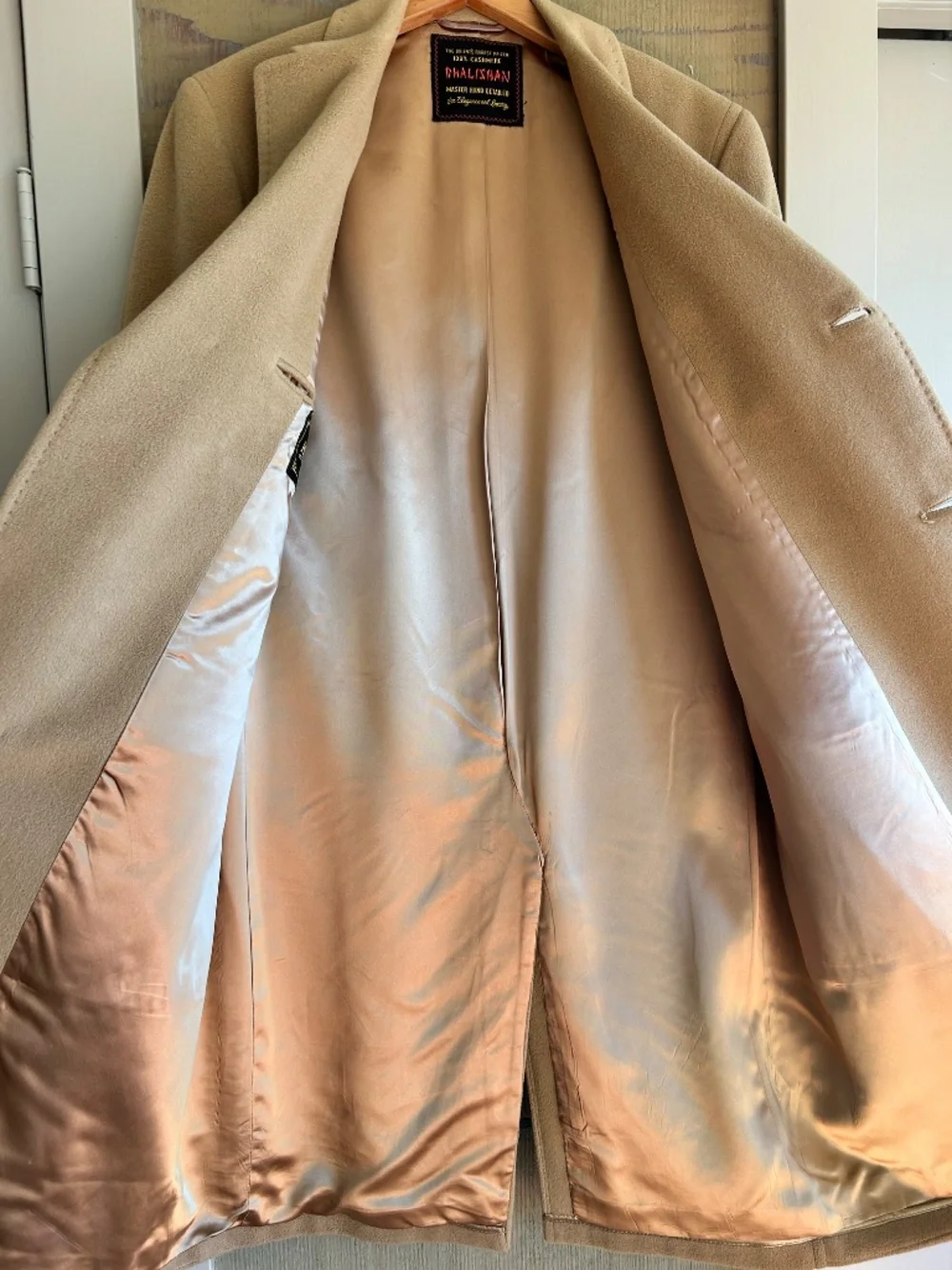 100% Cashmere Men’s Vintage Overcoat - Picture 6 of 9